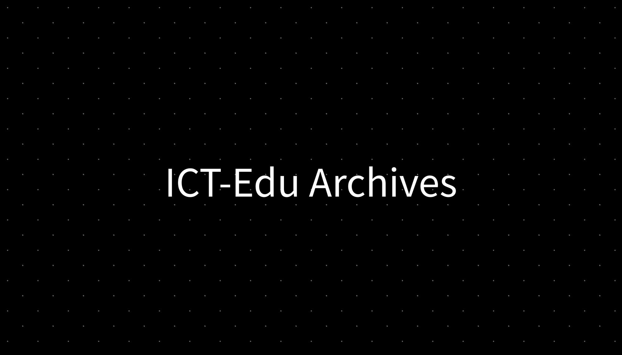 ICT-Edu Archives